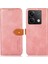 Xiaomi Için Redmi Not 13 5g/13 5g (Çin) Telefon Kılıfı Pu Deri Cüzdan Stand Telefon Kapağı Kabuk Rose Altın (Yurt Dışından) 1