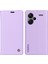 Xiaomi Redmi Için Note 13 Pro+ Durum Manyetik Kapanış Deri Telefon Kapak Işık Mor (Yurt Dışından) 1
