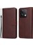 Xiaomi Için Redmi Note 13 5g Kasa Standı Deri Telefon Kapağı Cüzdan Strap-Brown (Yurt Dışından) 1