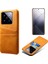 Xiaomi Için 14 Vaka Çift Kart Yuvaları Pu Deri Kaplı Pc Koruyucu Telefon Kapak-Turun (Yurt Dışından) 1