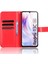 Xiaomi Redmi Için 13C 5G/13R 5g/poco M6 5g Cüzdan Kılıf Pu Deri Çılgın At Dokusu Flip Telefon Kapak-Kırmızı (Yurt Dışından) 2