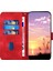 Xiaomi Redmi Için Note 12 Pro+ 5g Cüzdan Telefon Kılıfı Fil Baş Desen-Kırmızı (Yurt Dışından) 2