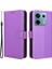 Xiaomi Redmi Için Note 13 Pro 5g Telefon Kılıfı Anti-Çizelge Kabuğu Manyetik Pu Cüzdan Telefon Kapak Morası (Yurt Dışından) 1