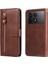 Xiaomi Için Redmi K70E 5g Manyetik Kılıf Pu Deri Fermuar Cep Telefon Cüzdan Kapak Kılıfı (Yurt Dışından) 1