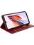 Xiaomi Için 14 Pro Case Deri Buzağı Dokusu Süper Mıknatıs Kapanış Kırmızılı Telefon Koruma Kapağı (Yurt Dışından) 2