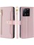 Xiaomi Için Redmi K60 ULTRA/13T/13T Pro Kasa Deri Fermuar Cüzdanı Stand Telefon Kapağı Uzun ve Kısa Kayış Pembe (Yurt Dışından) 1