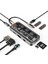 10IN1 Type-C To Usb3.0 + Usb2.0 *2 + Type-C Pd + 3.5mm + HDMI + VGA + Sd + Tf + Ethernet Çoğalt 1