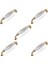 5 Adet Tomurcuk Porselen Mobilya Kulp 128 mm Altın Yaldız Desen 1