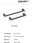 Doğanlar Techno 320 mm Mobilya Kulp Mat Siyah 3
