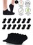 Premium Natural Socks Erkek-Bayan Bambu Siyah Patik Çorap 12'Li(Soft Yıkama)(Parfümlü)(Imalattan) 2