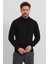 Erkek Yünlü Normal Kalıp Yarım Balıkçı Boğazlı Yaka Triko Kazak 5