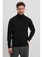 Erkek Yünlü Normal Kalıp Tam Balıkçı Boğazlı Yaka Triko Kazak 1