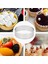 8 Adet Paslanmaz Çelik Tart Halkası, Isıya Dayanıklı Delikli Kek Mus Halkası Yuvarlak Çift Haddelenmiş Tart Halkası Metal Kalıp 8 Cm, (Yurt Dışından) 5