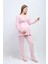 Pembe Hamile Lohusa Pijama Takımı 4