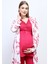Vişne Sabahlıklı Hamile Lohusa Pijama Takımı 3
