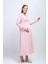 Pembe Sabahlıklı Hamile Lohusa Gecelik Takım 5