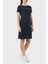 Logolu Bisiklet Yaka Regular Fit Elbise Bayan Elbise 3DTA52 Tjdqz 1555 3
