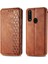 Oppo Oppo Zarif Iş Deri Çanta Için Kılıf Moda Tasarım Flip (Yurt Dışından) 1