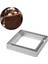 Kare Tartlet Fransız Tatlısı Fare Meyveli Turta Delikli Kiş Kek Kalıbı Tatin Peynir Tavası (140X140X35MM), (Yurt Dışından) 3