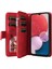 Kart Yuvası Standı Iki Renkli Dikiş ile Samsung Galaxy A13 4g Için Kılıf (Yurt Dışından) 5