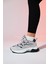 Buren Buz-Siyah Kadın Kalın Taban Spor Sneakers 3