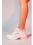 Sterda Beyaz Bej Kadın Kalın Taban Spor Sneakers 7