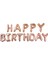 Happy Bırthday Rose Gold Folyo Balon 30 Cm 1
