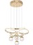 9225-40 Sr 4 Toplu Gold LED Avize 1