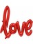 Love İmza Folyo Balon Kırmızı 70cm x 36cm 1