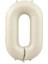 34 inç 0 Krem Renk Rakam Folyo Balon 1