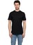 Hscstore Erkek Bisiklet Yakalı Basic Siyah Tişört - 8400 1