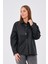 Hscstore Kadın Çıtçıt Kapamalı Siyah Ceket - Lız 1