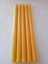 5'li Sarı Şamdan Mumu 1. Kalite Doğal Kokulu Uzun Çubuk Konik Mum 1