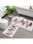 Dijital Baskılı Kaymaz Taban 2li Banyo Paspas Seti 40 x 60 - 60 x 100 Vvc 1