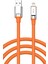Apple Iphone 7 Plus Şarj Kablosu 3.4A Lightning - SC64L-TURUNCU 1