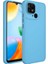 Xiaomi Redmi 10C Kılıf Metal Çerçeve ve Buton Tasarımlı Silikon Zipax-Zr-Luna 1