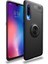 Xiaomi Mi 9 Kılıf Ravel Yüzüklü Standlı Silikon Kapak 1