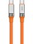 Reeder S19 Max Pro Şarj Kablosu Type C 3.4A Hızlı Şarj - SC66T-TURUNCU 1