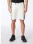 Kırık Beyaz Erkek Baskılı Sweat Şort D4SM-SHT3218 3