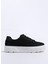 Siyah Kadın Deri Sneaker TB0A63FVW051_LOW Lace Up 1