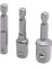 3 Adet/grup 50MM Krom Vanadyum Çelik Soket Adaptörü Hex Shank 1/4 "3/8" 1/2" Uzatma Matkap Uçları Bar Altıgen Uç Seti Elektrikli El Aletleri (Yurt Dışından) 1
