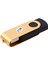 512M Döner Döner USB Flash Bellek Sürücüsü Çubuk U Disk Altın (Yurt Dışından) 3
