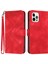 iPhone 12/12 Pro Için Kılıf Kart Yuvası Standlı Flip Cüzdan Pu Deri Manyetik Kapak (Yurt Dışından) 1