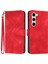 Samsung Galaxy S23 Için Kılıf Kart Yuvası Standlı Flip Cüzdan Pu Deri Manyetik Kapak (Yurt Dışından) 1