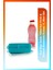 Eco Şişe Suluk 750ML Kor Pırıltı & Bölmeli Beslenme Kutusu 1l Mavi Set 1