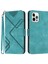 iPhone 13 Pro Max Için Kılıf Kart Yuvası Standlı Flip Cüzdan Pu Deri Manyetik Kapak (Yurt Dışından) 1
