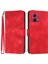 Motorola Moto G84 5g Için Kılıf Kart Yuvası Standlı Flip Cüzdan Pu Deri Manyetik Kapak (Yurt Dışından) 1
