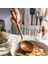 Uzun Sap Stili Japon Tarzı Uzun Saplı Pişirme Kaşığı Doğal Ahşap Büyük Çorba Kaşığı Ramen Pirinç Kaşığı Çorba Potası Ikram Mutfak Sofra Takımı (Yurt Dışından) 2