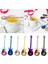 No.6 Tarzı Gitar Şekli Kahve Kaşığı Paslanmaz Çelik Kahve Kaşığı Oluşturun Gül Altın Siyah Çatal Kaşığı Çay Kaşığı Kahve Aksesuarları Çay Kaşığı (Yurt Dışından) 2