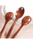 1 Adet 18CM Tarzı Yüksek Li Doğal Tahta Kaşık Bambu Mutfak Yemek Yemek Çorbası Çay Bal Kahve Gereçleri Araçları Çorba-Çay Kaşığı Sofra Takımı (Yurt Dışından) 5